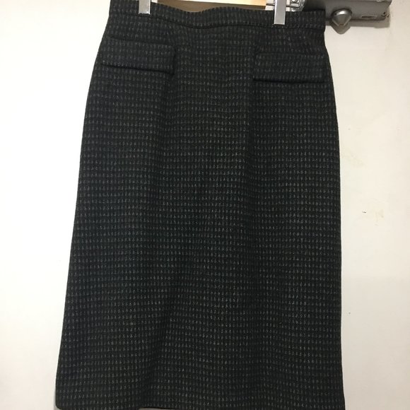 VINTAGE MIDI WOOL SKIRTS SIZE 31 - Picture 1 of 5